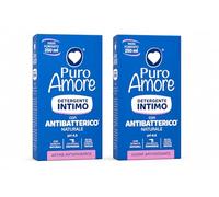 Detergente Intimo Antibatterico Naturale pH 4.5 Puro Amore - Sapone Intimo Delicato Antiodore con Estratti Naturali Uomo Donna -2 Unita da 250ml
