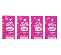 Detergente Intimo Classico pH 4.5 Puro Amore - Sapone Intimo Delicato con Estratti Naturali, Azione Protettiva Uomo Donna - 4 Unita da 250ml