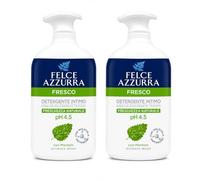 Detergente Intimo Fresco con Mentolo - pH 4.5 - Freschezza Naturale - Ginecologicamente Testato - Molecola Antiodore - Igiene Intima Quotidiana - 2 unita da 250 ml
