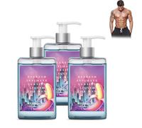 Detergente intimo per uomo, Detergente intimo con bilanciamento del pH naturale, Detergente quotidiano per l'igiene maschile, Gel doccia al profumo di profumo blu per pelli sensibili