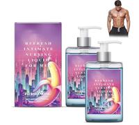 Detergente intimo per uomo, Detergente intimo con bilanciamento del pH naturale, Detergente quotidiano per l'igiene maschile, Gel doccia al profumo di profumo blu per pelli sensibili