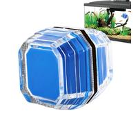 Detergente magnetico in vetro per acquario - Pulisci alghe magnetiche | Magnete più detergente per acquario senza gratta- piccole alghe adsorbite con meno | Magneti per la pulizia