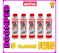 Detergente motore additivo pulizia MOTUL FLUSH ENGINE auto 5x300 ml 05MO46