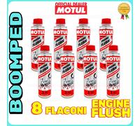 Detergente motore additivo pulizia MOTUL FLUSH ENGINE auto 8x300 ml 08MO46
