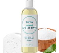 Detergente non profumato liquido di sapone per castiglia - sapone di castiglia liquida per routine di cura della pelle sensibile a secco e detergente
