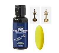 Detergente per argento | Crema da 30 ml elimina i | alla manutenzione 'argento, per pulire gioielli, collane, anelli, orologi e strumenti musicali come sassofono