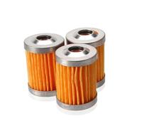 Detergente per benzina in alluminio CNC da 8 mm + 3/5 pezzi Filtro carburante riutilizzabile e pulibile per moto ATV Quad Olio in linea filtre à huile moteur(3PC)