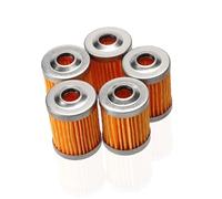 Detergente per benzina in alluminio CNC da 8 mm + 3/5 pezzi Filtro carburante riutilizzabile e pulibile per moto ATV Quad Olio in linea filtre à huile moteur(5PC)
