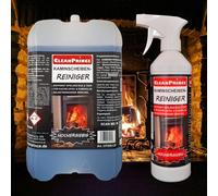Detergente per Camino CleanPrince 5,5 Litro Vetro Caminetto Forno Spray Blu