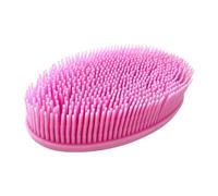 Detergente per corpo in gomma, in silicone, per il corpo su entrambi i lati con setole morbide, spazzola per la pulizia della pelle, spazzola da bagno per ragazzi e ragazze per una pelle pulita e