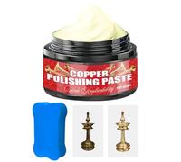Detergente per crema per rame, detergente per riparazione di e rimozione di macchie, 40 ml, patate di lucidatura e ripristino, per tromba, gioielli, orologio, ricambi auto hardware