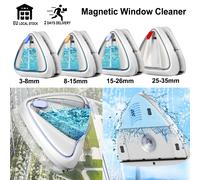 Detergente per finestre Vetro magnetico bifacciale Scarico automatico dell'acqua Tergicristallo Pulizia del vetro Strumenti per la pulizia della casa per 3-35 mm