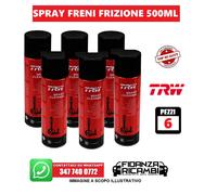 DETERGENTE PER FRENI E FRIZIONI SGRASSANTE PARTI MECCANICHE SPRAY 500ML PEZZI 6