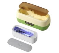 Detergente Per Gioielli Ad Ultrasuoni - Detergente Per Occhiali | Macchina Professionale Per La Pulizia Profonda A 3 Velocità Con Tecnologia Blue Light | Pulitore Elettrico Portatile Di Tipo C: Per An