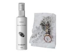 Detergente per Gioielli in Argento,100ml di Liquido per la Pulizia Profonda degli Orologi,Liquido Detergente per Gioielli | Per Anelli Bracciali Orecchini Collane In Oro Platino E Acciaio