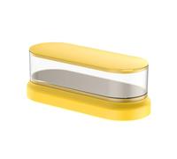 Detergente per gioielli, Pulitore ad ultrasuoni portatile intelligente multifunzionale trasparente for la pulizia di gioielli, anelli, occhiali e orologi per contenitori, occhiali, orologi(Yellow)