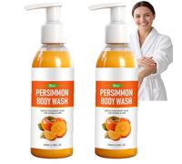 Detergente per il corpo che controlla l'olio profumato cachi, lavaggio corpo cachi, persone anziane, odore, sapone deodorante naturale per persone anziane, odore, ascelle, cosce, interno intimo (2