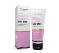 Detergente per il viso alla ceramide e vitamina C del Dr. Sheth | Deterge delicatamente idrata | Per pelli normali, grasse e miste | Uomini e Don