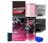 Detergente Per Interni Auto,100 Ml Protettore Lucidante E Ripristinante Veicolare | Spray Pulitore per Interni Vettura | Per Sedili in Pelle Cruscotto Console e Braccioli Sbiaditi Crepati e Invecchiat