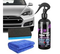 Detergente per interni auto, per auto, per interni auto, spray per rivestimento auto, agente di rivestimento ad effetto rapido, per far crescere rapidamente le auto, spray per lucidatura, strato di