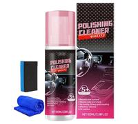 Detergente Per Interni Auto,Spray Dettagliatore Rinnovante Per Veicoli Da 100ml - Spray Pulitore per Interni Vettura - Per Sedili in Pelle Cruscotto Console e Braccioli Sbiaditi Crepati e Invecchiati