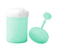 Detergente per la cura della pelle, schiuma per il lavaggio del viso, bottiglia manuale portatile per la pulizia del viso, detergente per il viso da viaggio, strumento ergonomico per la pulizia del