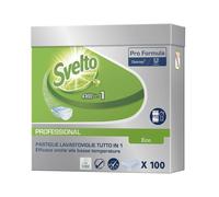 Detergente per lavastoviglie 3 in 1 Svelto ECO Professional Pro Formula bianco c