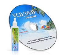 Detergente per lenti laser per lettore CD/DVD - Disco di pulizia con spazzola ultrasottile e liquido detergente - Universale - Di TRIXES