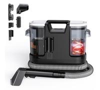 Detergente per macchie per tappeti e tappezzeria, 600 W, 20 kPa, detergente portatile con funzione spray, spazzola e aspirazione, ideale per divani, tappeti, materassi e sedili auto