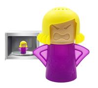 Detergente per microonde Angry Mom - Pulitore a vapore per pulire facilmente il greggio in pochi minuti - Cool Mom Frigorifero Assorbitore di odori per casa o ufficio, facile da pulire in pochi minuti