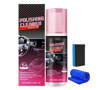 Detergente Per Pelle Auto, Spray Detergente Profondo Per Veicoli Da 100 Ml, Spray Pulitore Per Interni Vettura, Per Sedili In Pelle Cruscotto Console E Braccioli Sbiaditi Crepati E Invecchiati