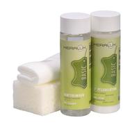 Detergente per pelle-set KERALUX P per disordine in pelle, capacità 2 x 200 ml