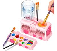 Detergente per pennelli Art Brush Washer con riciclo automatico ' acqua per un ' esperienza pulizia divertente che incoraggia la pittura, lo strumento pittura per hobby automatico