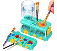Detergente per pennelli Art Brush Washer con riciclo automatico ' acqua per un ' esperienza pulizia divertente che incoraggia la pittura, lo strumento pittura per hobby automatico