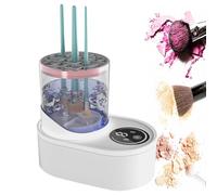 Detergente per pennelli da trucco, portatile, automatico, multifunzione, strumento di pulizia per casa, studio, viaggi