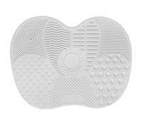 Detergente per pennelli da trucco realizzato in silicone/diversi modelli robusti e ha forti aspirazioni [Dimensioni: piccolo | Colore: bianco]