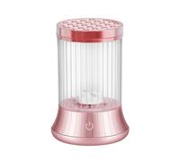 Detergente per pennelli Make Up, 7000 Rpm Ultra Power 4.0, Electric Makeup Brush Cleaner con coperchio a rete in silicone, per la maggior parte dei pennelli, igiene per la pulizia elettrica (rosa rosa