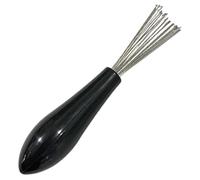 Detergente per pettine, rastrello per pulizia spazzola per capelli con rastrello in filo metallico, spazzola per capelli e detergente per pettine per rimuovere la polvere dei capelli