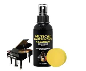 Detergente Per Pianoforte - Agente Pulente Lucidante Brillante | 100ml Spray Pulente per Macchie sui Tasti del Pianoforte - Per Aula, Palco, Lezione Musica, Studio, Casa, Pratica, Flauto, Trombone, Cl