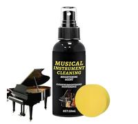Detergente per pianoforte | Lucidante e lucidante, spray detergente da 100 ml per macchie sui tasti di pianoforte - per flauto trombone clarinetto basso corso musicale studio casa