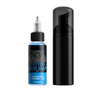 Detergente per piercing per la pelle, 50 ml, non irritante, soluzione detergente per il follow-up e la cura con dispenser di schiuma, per uomini per l'igiene e la cura di routine per la casa