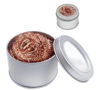 Detergente Per Punte Di Saldatura, 1pcs Sfera di Pulizia e1pcs Base, Detergente per Punte di Ferro per la pulizia di saldatori e punte, Con Staffa in Acciaio Inossidabile