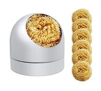 Detergente Per Punte Di Saldatura Detergente Per Punte In Ottone Kit e 6pcs Sfera In Ottone Per Cavi Con Supporto Per Gusci Di Sfere 1pc Per La Pulizia Di Ferri e Punte Per Saldatura