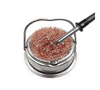 Detergente per Punte Di Saldatura, Punte Saldatore Stagno con Supporto In Lana A Spirale In Ottone per La Pulizia Di Saldatura per La Pulizia Di Saldatore E Punte