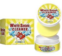Detergente per scarpe bianco, nuova crema multifunzionale per la pulizia e la rimozione delle macchie, crema detergente multifunzionale senza risciacquo, 1 pezzo
