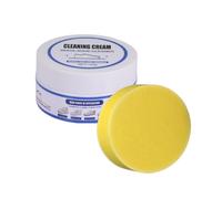 Detergente per scarpe per scarpe da ginnastica bianche,Smacchiatore senza risciacquo con spugna detergente - Kit di crema e spugna per la pulizia da viaggio per in pelle, tela o sportive