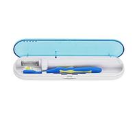 Detergente per spazzolini Porta spazzolini con protezione dai raggi UV, Sterilizzatore per Spazzolino da Denti, Porta Spazzolino Antibatterico UV, per sterilizzare lo spazzolino da denti(blu)