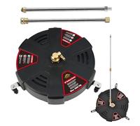 Detergente per superfici ad alta pressione - Detergente per superfici esterne, detergente per superfici esterne su ruote | Detergente per superfici con cuscinetti di alta qualità per