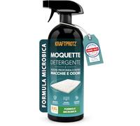 Detergente per tappeti spray 750 ml - contro macchie e odori su moquette | per tappeti, passatoie e moquette, formula a base di enzimi, pronto all'uso, elimina gli odori, uso in 3 passaggi