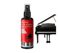 Detergente per Tasti di Pianoforte,Spray Condizionante Da 100ml | Pulitore Per La Finitura Del Piano,per la Manutenzione in Casa e Studio Preparazione per le Performance Insegnamento e Manutenzione Re